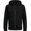 Jack & Jones Ανδρική Ζακέτα Φούτερ με Κουκούλα και Φερμουάρ Μαύρη 12181901