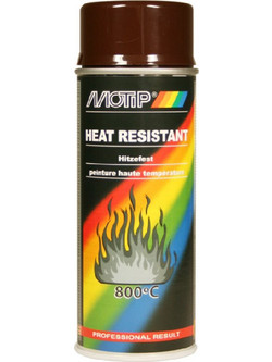 Motip Heat Resistant Σπρέι Θερμοκρασίας Brown 400ml