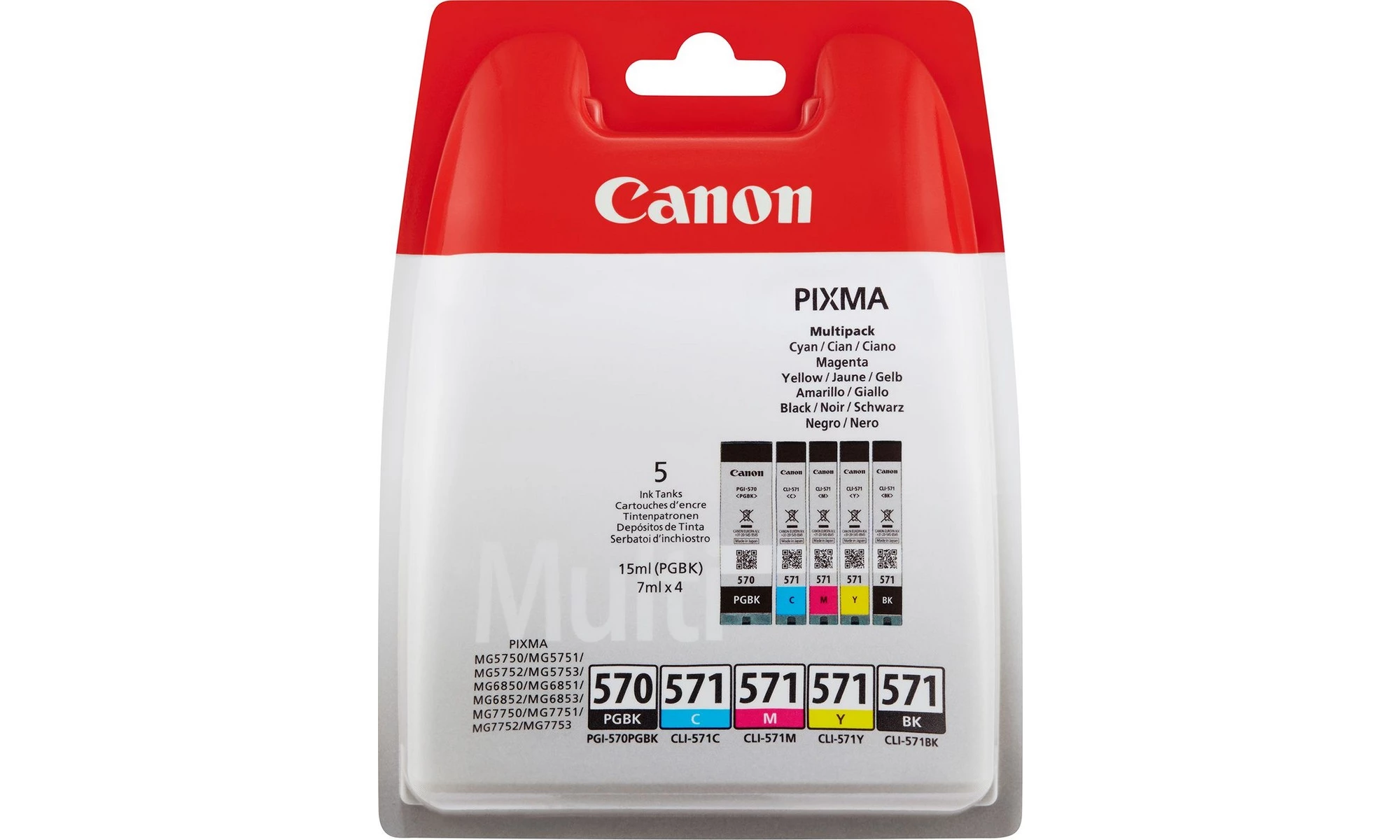 Canon Pgi Pgbk Cli B C M Y Inkjet C Bestprice Gr