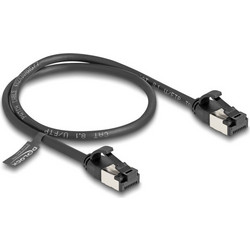 DeLOCK U/FTP Cat.8.1 Καλώδιο Δικτύου Ethernet 0.5m Black