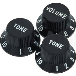 ΚΟΥΜΠΙΑ ΚΙΘΑΡΑΣ Fender Black Set Volume & Tone