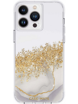 Θήκη Case-Mate Karat Marble για Apple iPhone 14 PRO MAX 6.7 - ΔΙΑΦΑΝΟ ΧΡΥΣΟ - CM049292