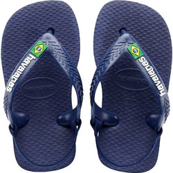 Havaianas Brasil Logo Παιδικές Σαγιονάρες για Αγόρι Navy Μπλε 4140577-3587