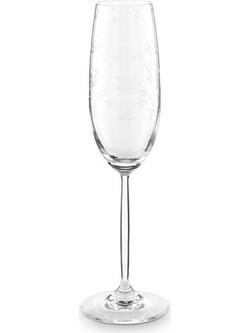 Pip Studio Ποτήρι Σαμπάνιας Γυάλινο Κολωνάτο Flute Etching 230ml 51131030