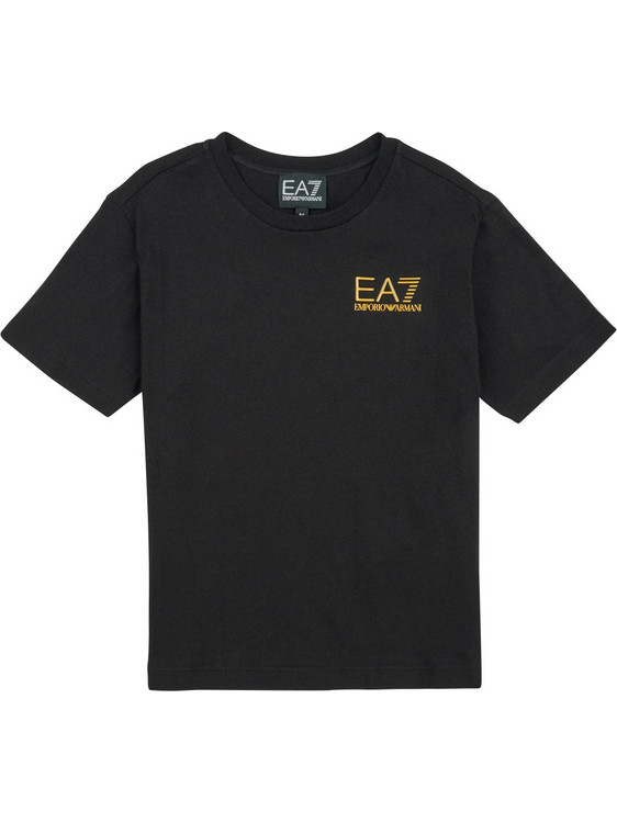 EA7 Παιδικό T-Shirt Κοντομάνικο Μαύρο 8NBT51BJ02Z-0200