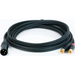 ΚΑΛΩΔΙΟ XLR male-RCA 2 male Master Audio 3m RCA391/3