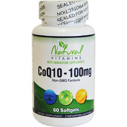 Natural Vitamins CoQ10 100mg 60 Μαλακές Κάψουλες