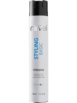 Nirvel Styling Basic Strong Hold Λακ Μαλλιών Δυνατό Κράτημα 400ml