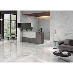 Even White 59x119 Πλακάκι Δαπέδου Πορσελανάτο Γυαλιστερό Εσωτερικού Χώρου
