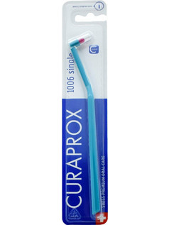 Curaprox CS 1006 Single Οδοντόβουρτσα Γαλάζια Λαχανί