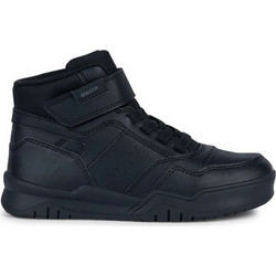 Geox Perth Παιδικά Sneakers Μποτάκια Μαύρα J367RF0FE8VC9999
