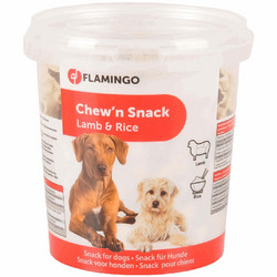 Flamingo Chew 'N' Snack Lamb & Rise 500gr