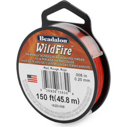 Beadalon 162D-008 Νήμα Wildfire Red Κόκκινο 0.20mm 45m