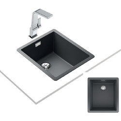 Teka Radea R10 35.40 M-TG Ένθετος Νεροχύτης Γρανίτη Dark Grey 40.6x45.6cm
