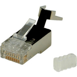 ROLINE Cat.6 (Class E) Modular Plug, STP for Solid Wire 10pcs 21.17.3063