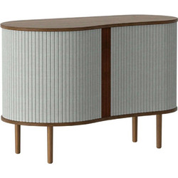 Μπουφές Audacious Horizons S 5800C706-03 100x50x67cm Dark Oak-Light Grey Umage Polyester,Ξύλο