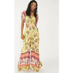 Free People Bali Γυναικεία Ολόσωμη Φόρμα Κοντομάνικη Lime OB1456832