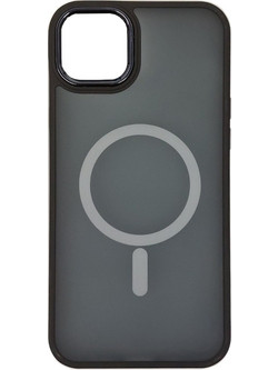 Θήκη σιλικόνης Magnetic Back Cover για Apple iPhone 14 Plus - Μαύρο