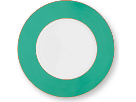 Pip Studio Πιάτο Ρηχό Πορσελάνης Chique Πράσινο 28cm 51001350