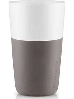 Φλυτζάνια Latte Πορσελάνινα (Σετ 2Τμχ) 501022 360ml Elephant Eva Solo Πορσελάνη,Σιλικόνη
