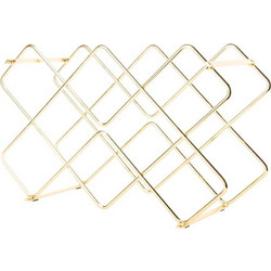 Κάβα Ποτών Επιτραπέζια Diamonds PT3972GD 15,5x27,5cm Gold Present Time Μέταλλο