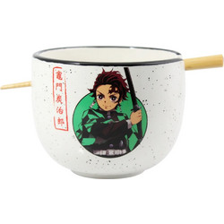Σετ κεραμικό Μπολ + Chopstick DEMON SLAYER - Ramen Bowl with Chopstick 414ml - Tanjiro
