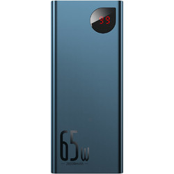 Baseus Adaman Power Bank 20000mAh 65W με 2 Θύρες USB-A & Θύρα USB-C Quick Charge 4.0 & Power Delivery Blue