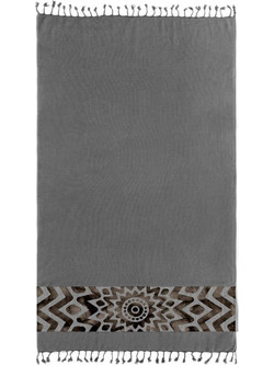 Guy Laroche Pestemal 17 Πετσέτα Παρεό Θαλάσσης Ανθρακί 90x170cm