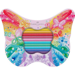 Faber-Castell Grip Butterfly Κασετίνα Ξυλομπογιές Σετ 20τμχ