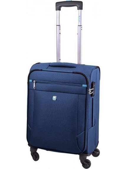 Dielle 300-55 Βαλίτσα Καμπίνας 55x39x20cm με 4 Ρόδες Navy Μπλε