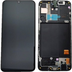 Samsung Οθόνη με Μηχανισμό Αφής και Πλαίσιο για Galaxy A40 (Μαύρο)Κωδικός: 18857301