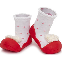 Attipas Ribbon Red - Βρεφικά & παιδικά παπουτσάκια