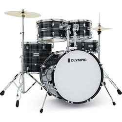 Premier Olympic 20" Fusion Premium Black Oyster Drum Set