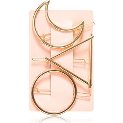 BrushArt Hair Clip κλιπ για τα μαλλιά Simple Shapes 3 τμχ