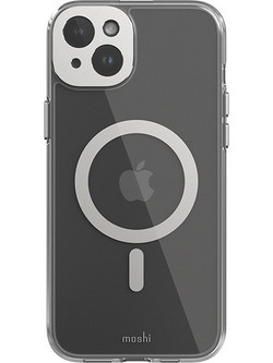 Moshi iGlaze Back Cover with MagSafe Luna Silver (iPhone 15 Plus)
