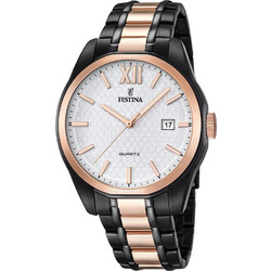 Festina Ανδρικό Ρολόι με Μαύρο Μεταλλικό Μπρασελέ F16853/1