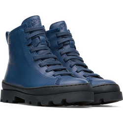 Camper Παιδικά Αρβυλάκια Navy Μπλε Δερμάτινα με Φερμουάρ K900179-008