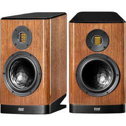 Elac Vela BS 404.2 Ζεύγος Ηχείων Hi-Fi Βιβλιοθήκης 80W 2 Δρόμων Walnut