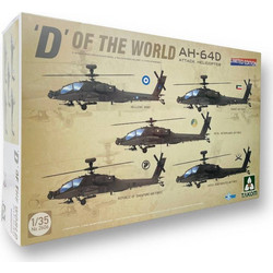 Takom D' Of The World AH-64D Attack Helicopter Συναρμολογούμενο Πλαστικό Μοντέλο Ελικοπτέρου 1:35