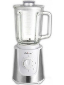 Primo WJ-304-6A Inox Μπλέντερ για Smoothie με Γυάλινη Κανάτα 1.5lt 650W Λευκό