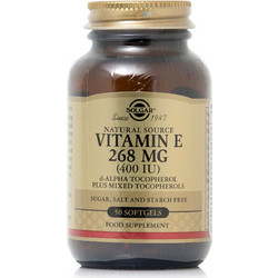 Solgar Vitamin E 400iu 50 Μαλακές Κάψουλες