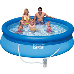 Intex Easy Set 28132 Φουσκωτή Πισίνα Πλαστική με Αντλία Φίλτρου Φ366x76cm