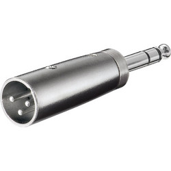 GOOBAY αντάπτορας 6.35mm σε XLR 27515, ασημί