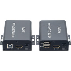 77900888 HD 60m USB HDMI KVM Extender Over Rj45 Cat6 Ethernet Cable Audio Video Converter