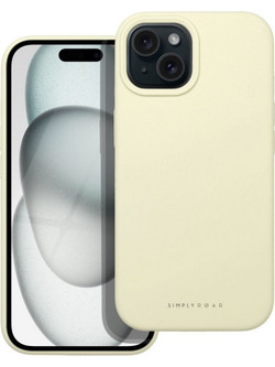 Roar Cloud-Skin Back Cover Light Yellow (iPhone 15 Plus)