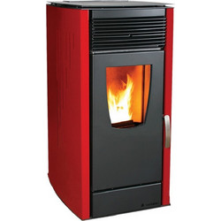 Thermiki Aero 10 Red Σόμπα Pellet Αερόθερμη 10kW