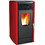 Thermiki Aero 10 Red Σόμπα Pellet Αερόθερμη 10kW
