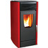 Thermiki Aero 10 Red Σόμπα Pellet Αερόθερμη 10kW