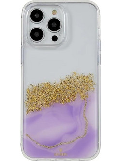 DFANS DESIGN Dua Color Starlight Shining Θήκη Σιλικόνης Apple iPhone 14 Pro Max Μωβ