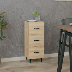 vidaXL Ντουλάπι Sonoma Δρυς 34,5x34x90 εκ. από Επεξεργασμένο Ξύλο 812351